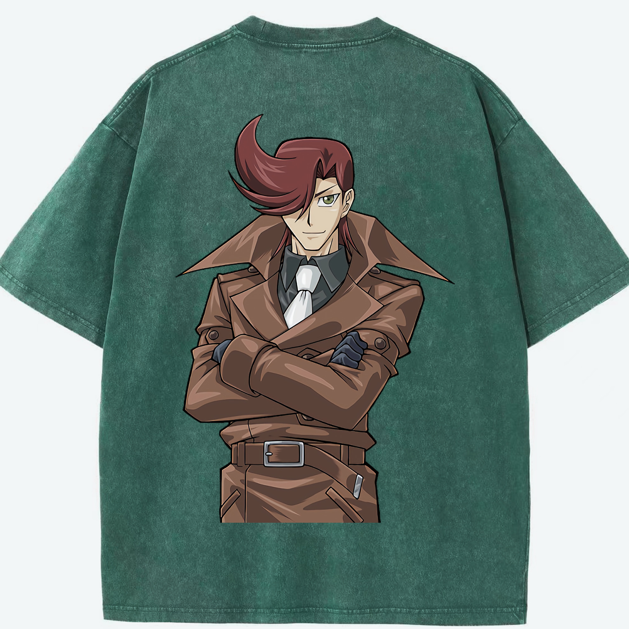 （画像用） 遊☆戯☆王 Yu-Gi-Oh! 綿100% ヴィンテージ風 半袖Tシャツ（背面プリント）